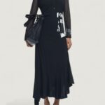 Vestito lungo Desigual DRESS_POSINEW Nero - Foto 1