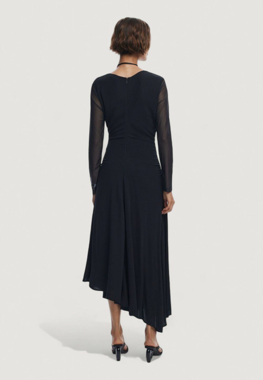 Vestito lungo Desigual DRESS_POSINEW Nero - Foto 3