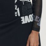 Vestito lungo Desigual DRESS_POSINEW Nero - Foto 4