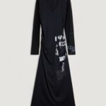 Vestito lungo Desigual DRESS_POSINEW Nero - Foto 5