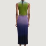 Vestito lungo Desigual VEST_LOLA Viola - Foto 3