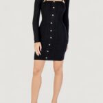 Vestito midi Guess LS SHRUG CABLE DAPHNE DRS Nero - Foto 1