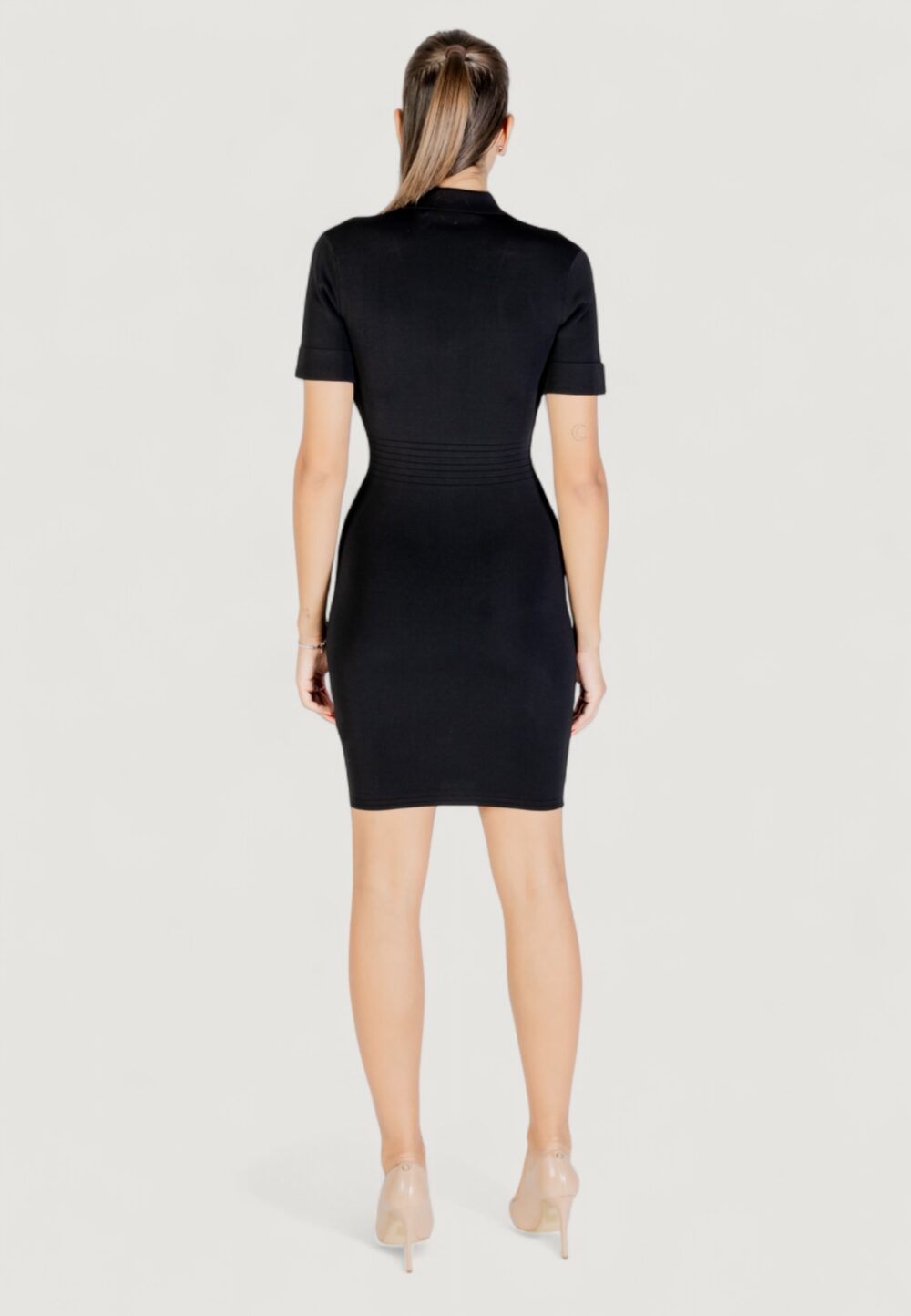 Vestito midi Guess SS FELICITY SWTR DRESS Nero - Foto 5