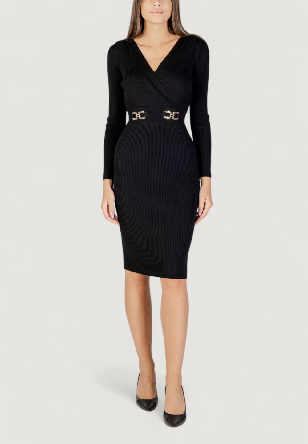 Vestito midi Morgan De Toi  Nero - Foto 5