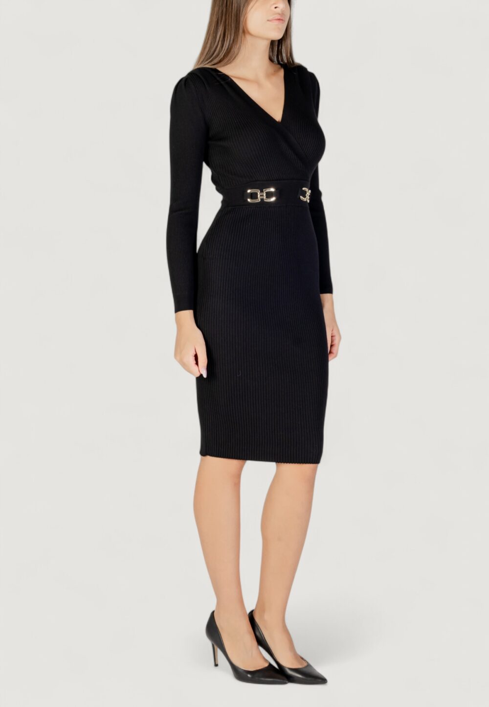 Vestito midi Morgan De Toi  Nero - Foto 3