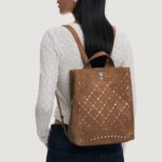 Zaino Desigual BACK_YANKEE METAL PATCH S Beige - Foto 5