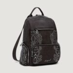 Zaino Desigual BACK_POKER FACE CHEST Marrone - Foto 2