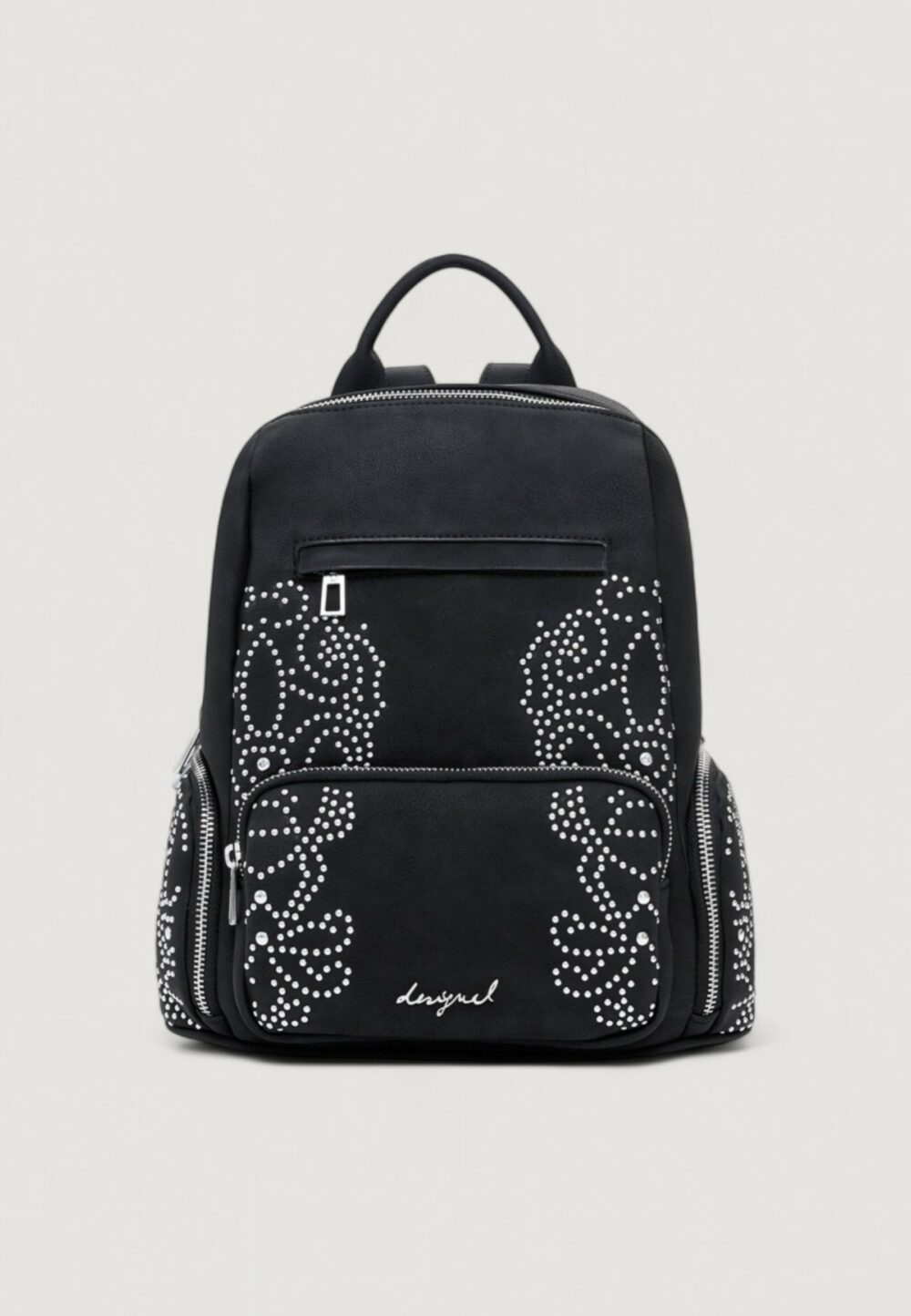 Zaino Desigual BACK_POKER FACE CHESTER M Nero - Foto 1