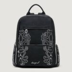 Zaino Desigual BACK_POKER FACE CHESTER M Nero - Foto 1