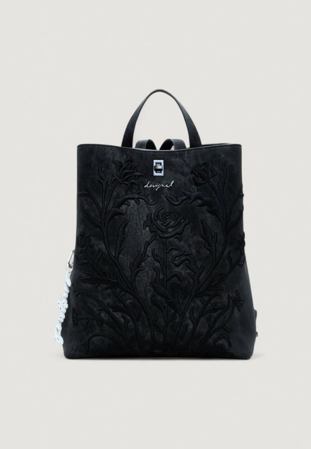 Zaino Desigual BACK_ROMEO FLORAL TOTAL B Nero - Foto 1