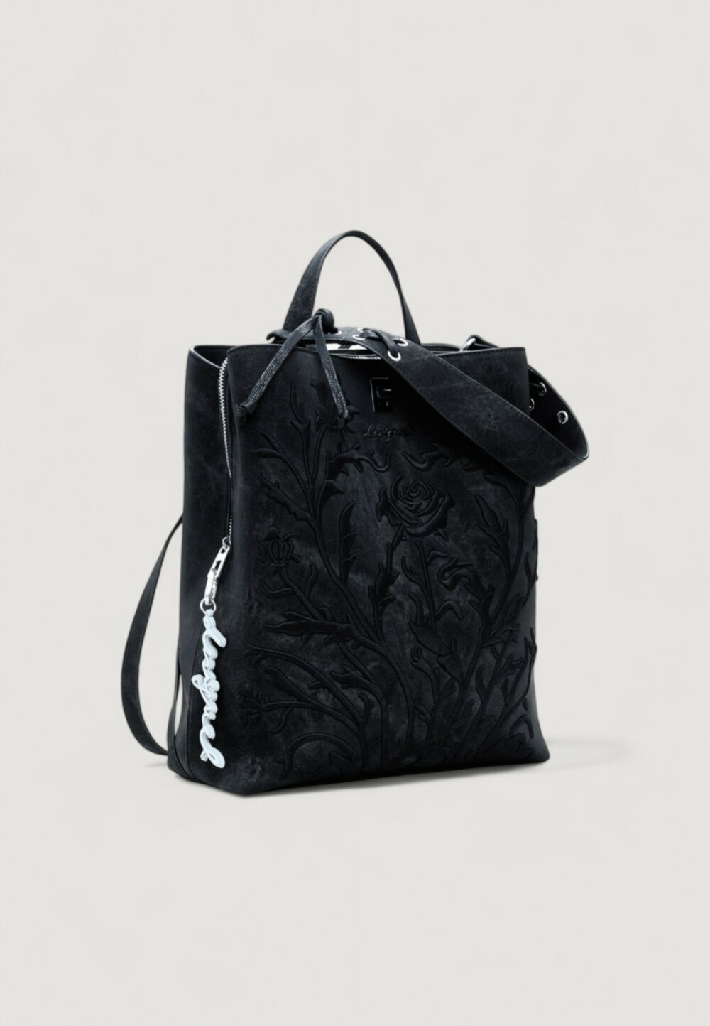 Zaino Desigual BACK_ROMEO FLORAL TOTAL B Nero - Foto 2