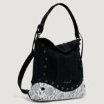 Zaino Desigual BACK_SNAKE PATCH JERSEY 2 Nero - Foto 2