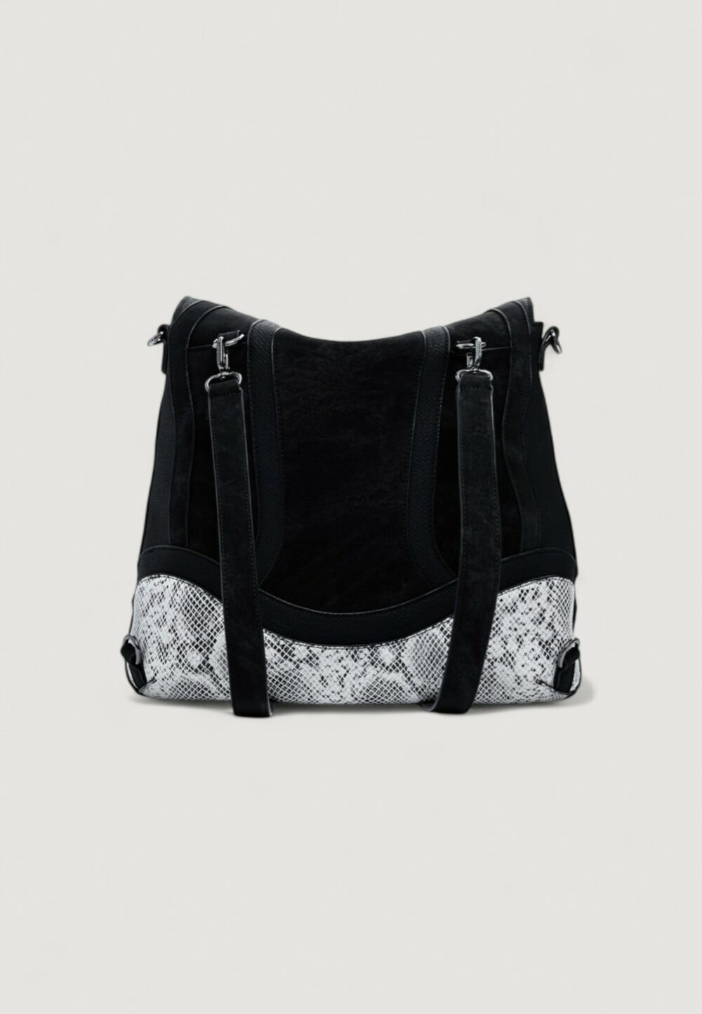 Zaino Desigual BACK_SNAKE PATCH JERSEY 2 Nero - Foto 3