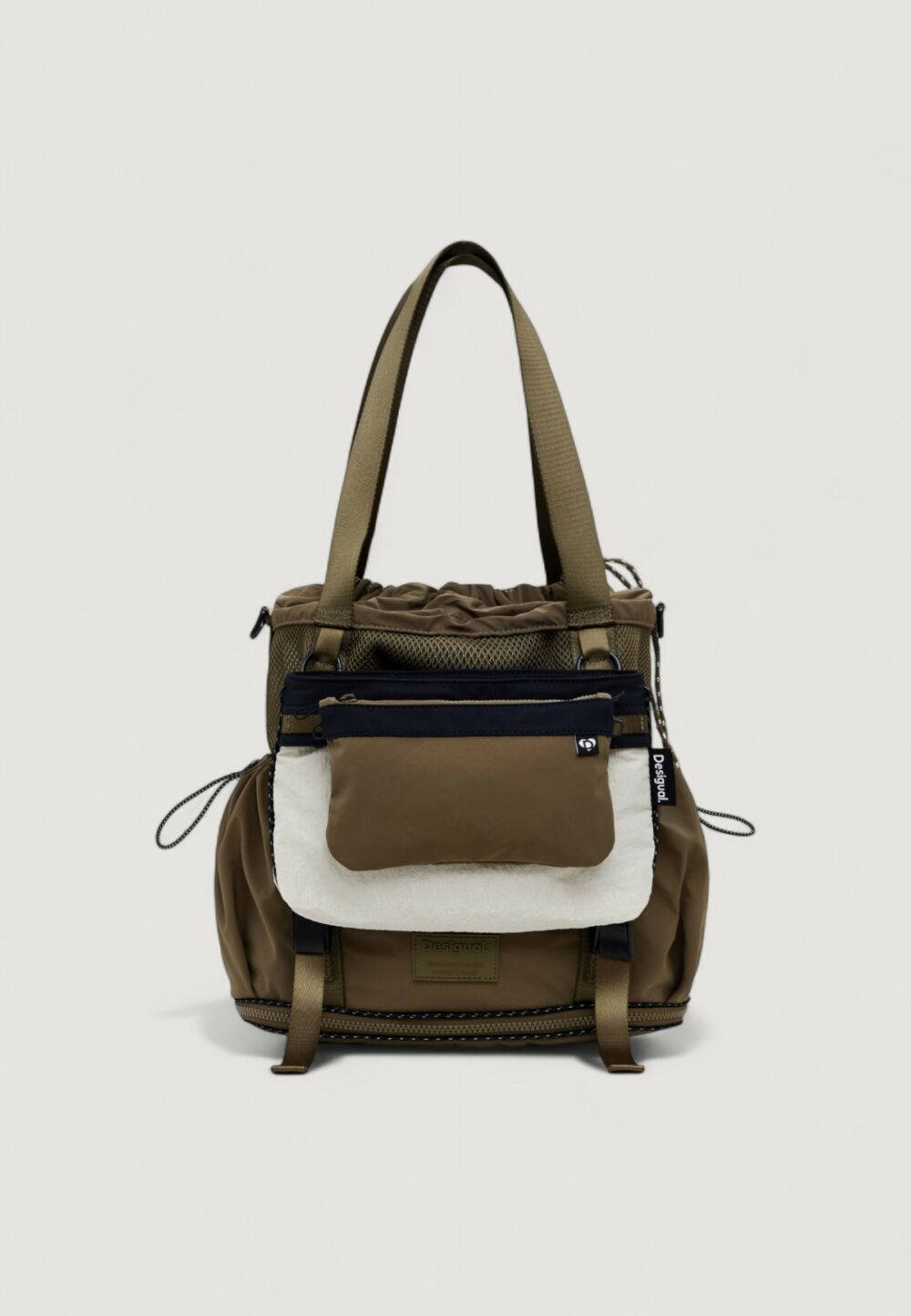 Zaino Desigual BACK_BASIC MODULAR DISCOV Verde Oliva - Foto 1