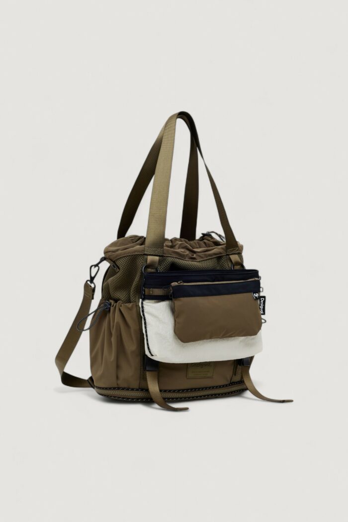 Zaino Desigual BACK_BASIC MODULAR DISCOV Verde Oliva – 25WAKY10