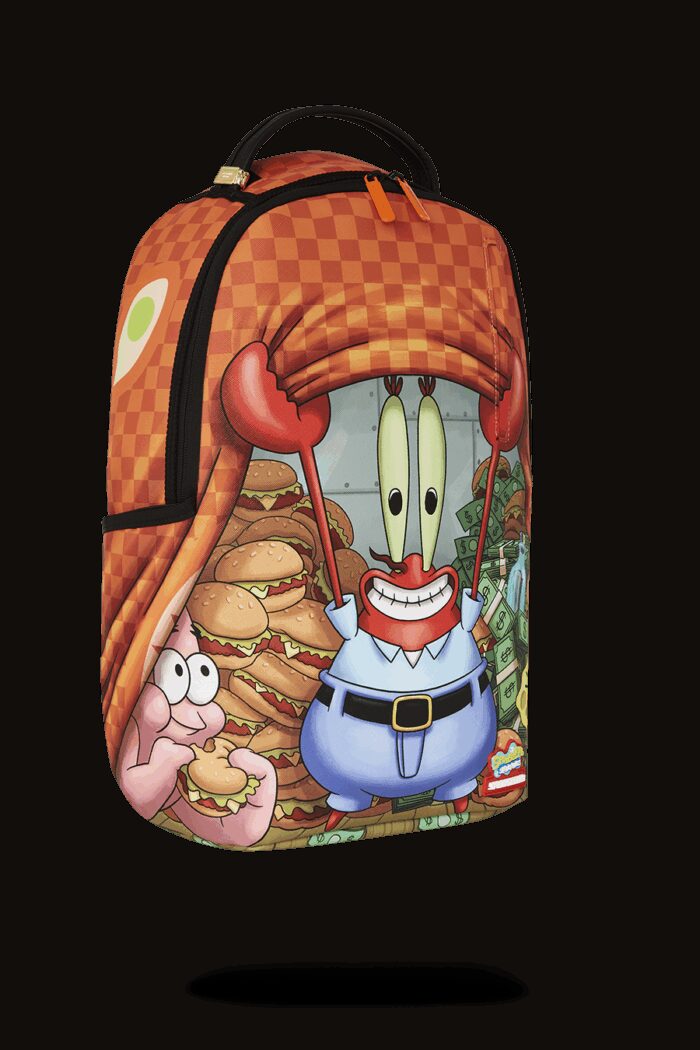 Zaino Sprayground MONEY UP FOR KRABS DLXSV BACKPACK Arancione