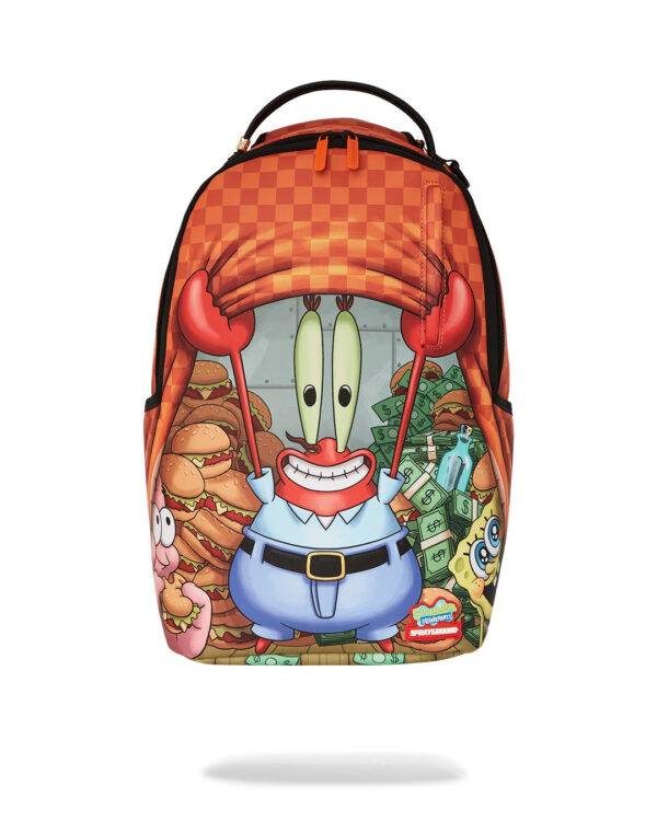 Zaino Sprayground MONEY UP FOR KRABS DLXSV BACKPACK Arancione - Foto 1