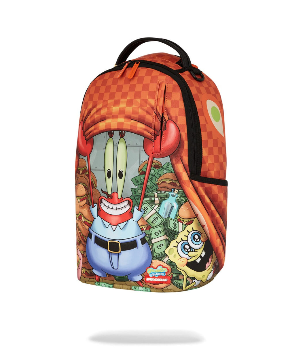 Zaino Sprayground MONEY UP FOR KRABS DLXSV BACKPACK Arancione - Foto 5