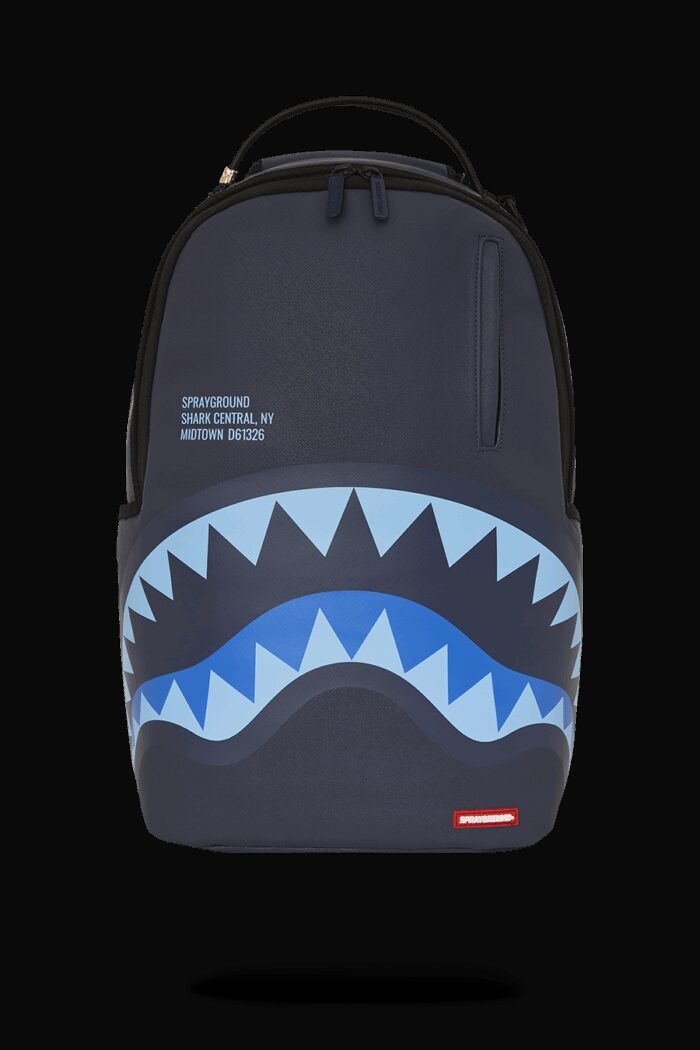 Zaino Sprayground SHARK CENTRAL MIDNIGHT BLUE DLXSV BACKPACK Blu