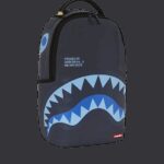 Zaino Sprayground SHARK CENTRAL MIDNIGHT BLUE DLXSV BACKPACK Blu - Foto 2