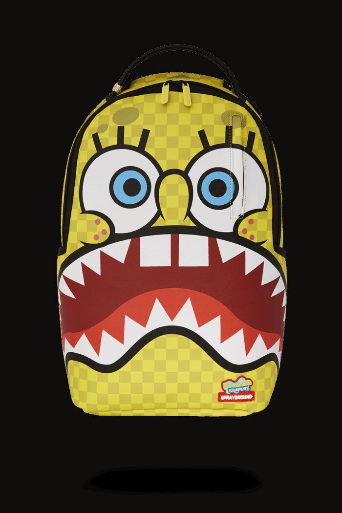 Zaino Sprayground SPONGEBOB CHECKERBOB DLXSV BACKPACK Giallo