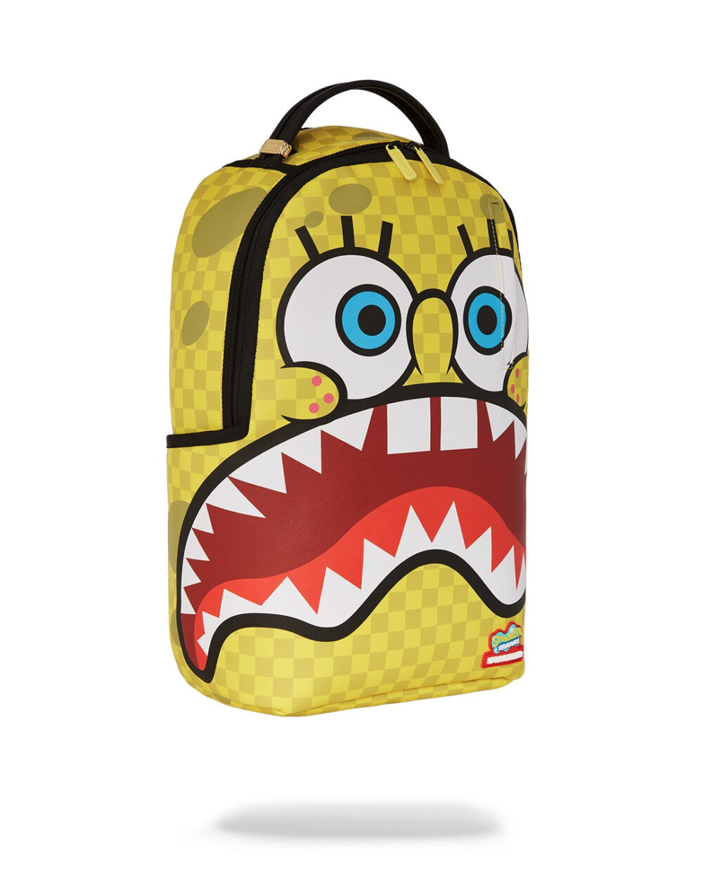 Zaino Sprayground SPONGEBOB CHECKERBOB DLXSV BACKPACK Giallo - Foto 2