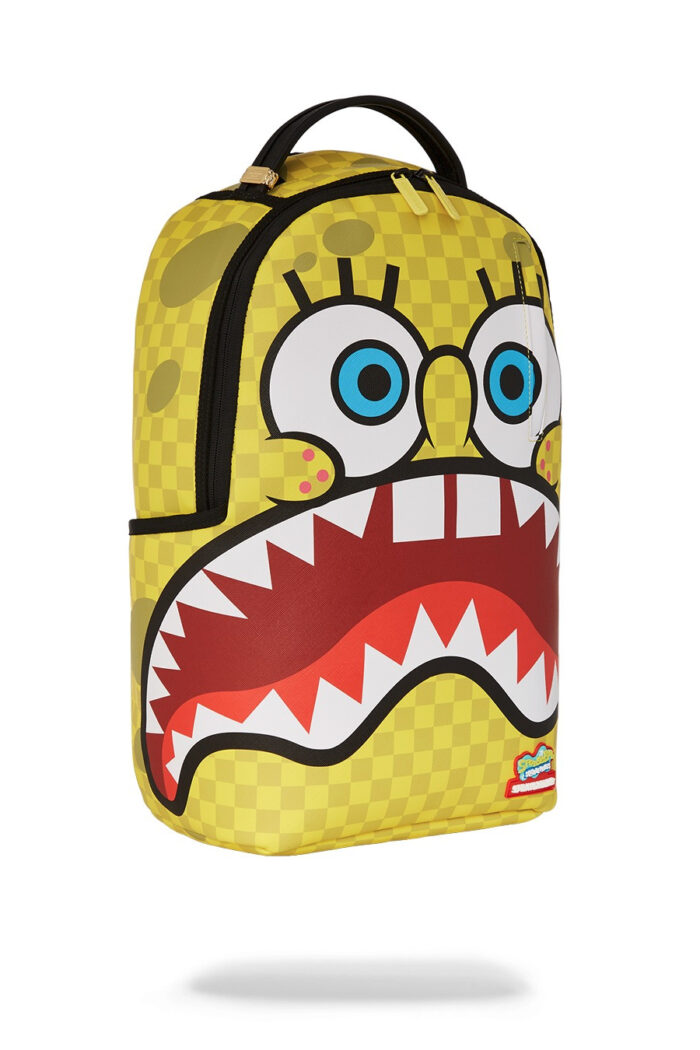 Zaino Sprayground SPONGEBOB CHECKERBOB DLXSV BACKPACK Giallo