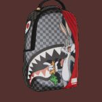 Zaino Sprayground BUGS CURTAIN REVEAL DLXSV BACKPACK Grigio - Foto 2