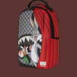 Zaino Sprayground BUGS CURTAIN REVEAL DLXSV BACKPACK Grigio - Foto 5