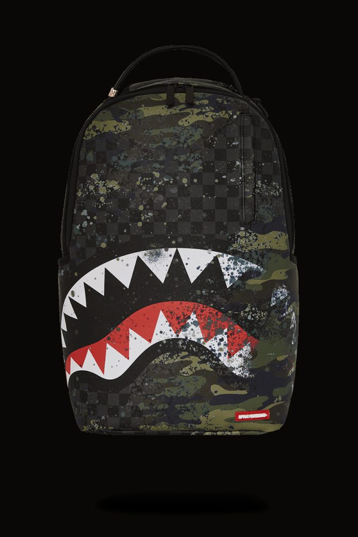 Zaino Sprayground CAMO SPLASH DLXSV BACKPACK Grigio