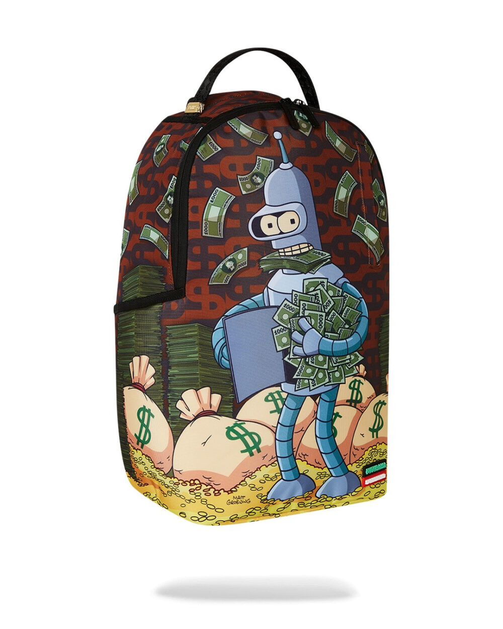 Zaino Sprayground BENDER MONEY DLXR BACKPACK Marrone - Foto 2