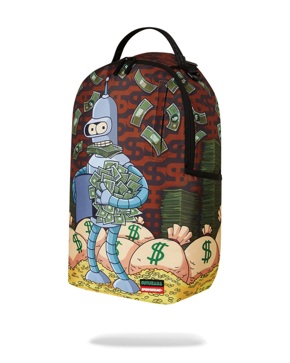 Zaino Sprayground BENDER MONEY DLXR BACKPACK Marrone - Foto 5