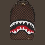 Zaino Sprayground SAWTOOTH SHARKS IN PARIS DLXSV BACKPACK Marrone - Foto 1