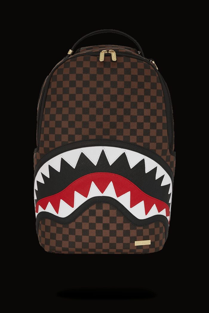 Zaino Sprayground SAWTOOTH SHARKS IN PARIS DLXSV BACKPACK Marrone