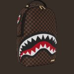 Zaino Sprayground SAWTOOTH SHARKS IN PARIS DLXSV BACKPACK Marrone - Foto 2