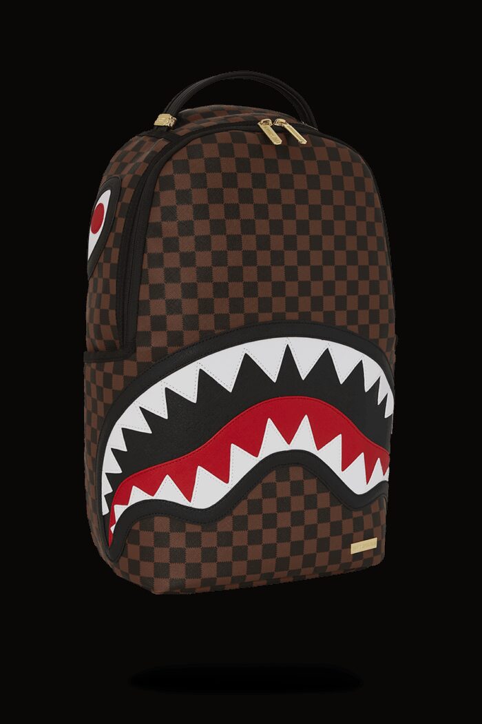 Zaino Sprayground SAWTOOTH SHARKS IN PARIS DLXSV BACKPACK Marrone