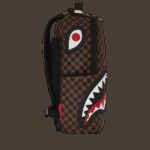 Zaino Sprayground SAWTOOTH SHARKS IN PARIS DLXSV BACKPACK Marrone - Foto 3