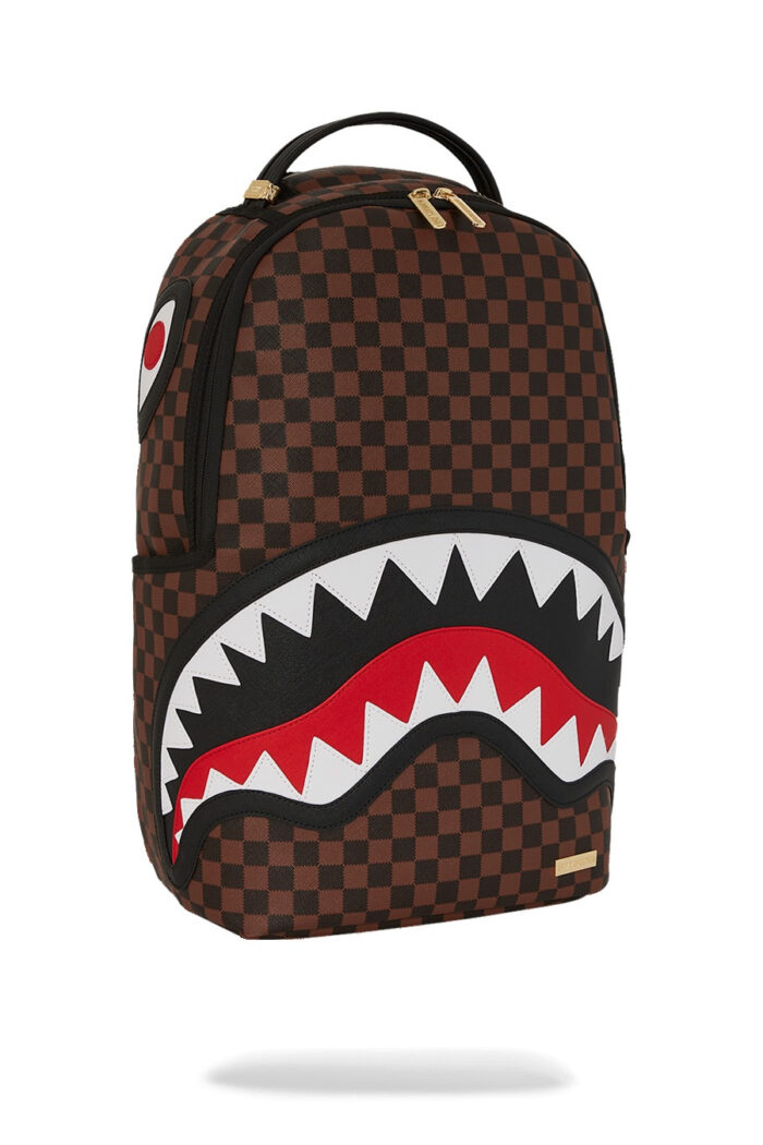 Zaino Sprayground SAWTOOTH SHARKS IN PARIS DLXSV BACKPACK Marrone