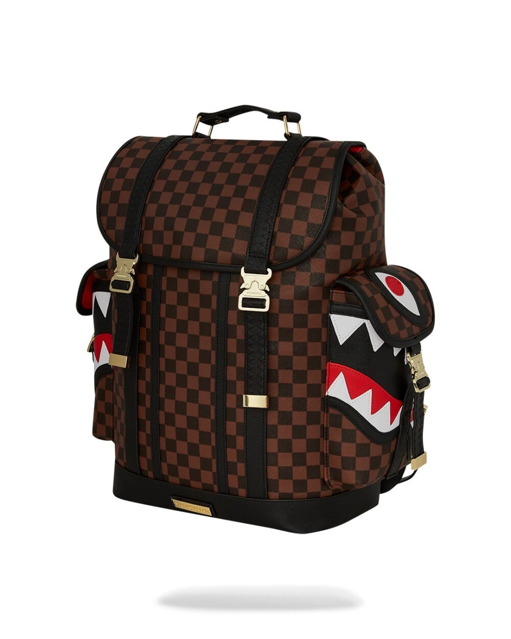 Zaino Sprayground SAWTOOTH SHARKS IN PARIS MONTE CARLO Marrone - Foto 5
