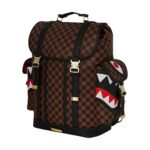 Zaino Sprayground SAWTOOTH SHARKS IN PARIS MONTE CARLO Marrone - Foto 5
