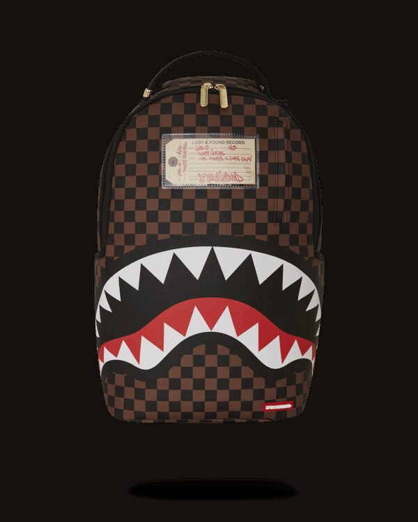 Zaino Sprayground SHARKS IN PARIS LOST & FOUND BACKPACK Marrone - Foto 1