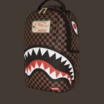 Zaino Sprayground SHARKS IN PARIS LOST & FOUND BACKPACK Marrone - Foto 5
