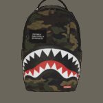 Zaino Sprayground SHARK CENTRAL CAMO DLXS BACKPACK Mimetico - Foto 1