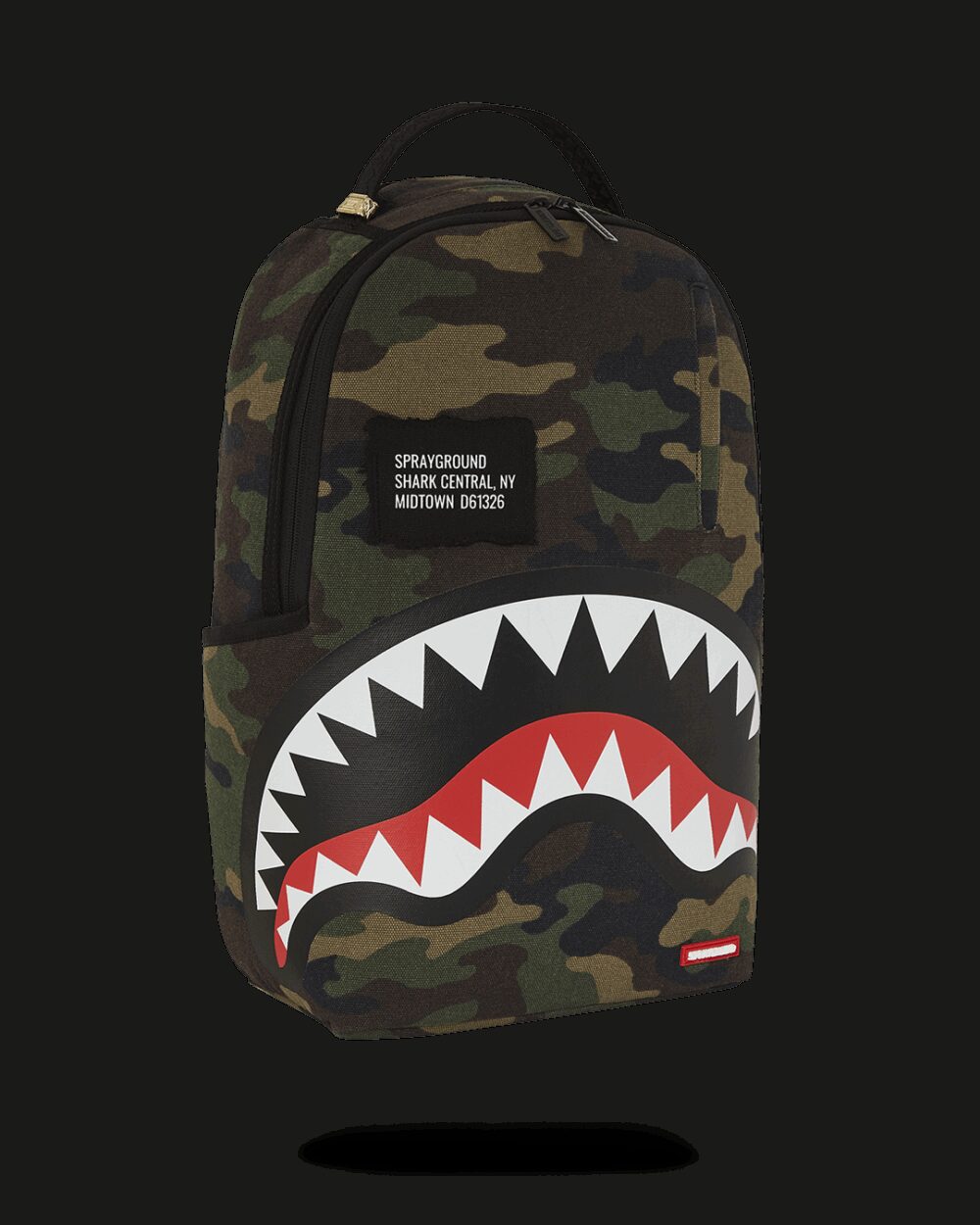 Zaino Sprayground SHARK CENTRAL CAMO DLXS BACKPACK Mimetico - Foto 2