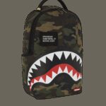 Zaino Sprayground SHARK CENTRAL CAMO DLXS BACKPACK Mimetico - Foto 2