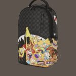 Zaino Sprayground 90S NICK CRAMMED REVEAL DLXSV BACKPACK Nero - Foto 5