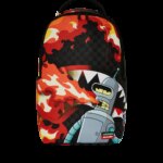 Zaino Sprayground BENDER FIRE DRAMA DLXV BACKPACK Nero - Foto 1