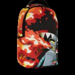 Zaino Sprayground BENDER FIRE DRAMA DLXV BACKPACK Nero - Foto 2