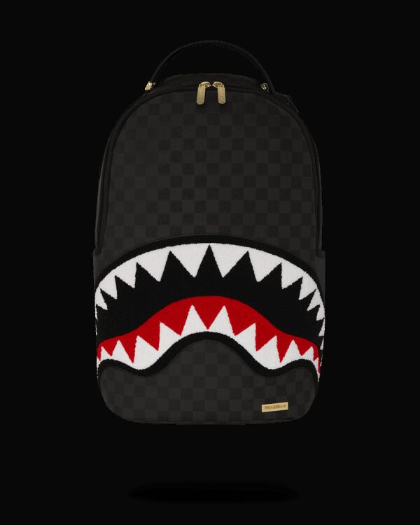Zaino Sprayground BLACK CHENILLE SIP DLXSV BACKPACK Nero - Foto 1