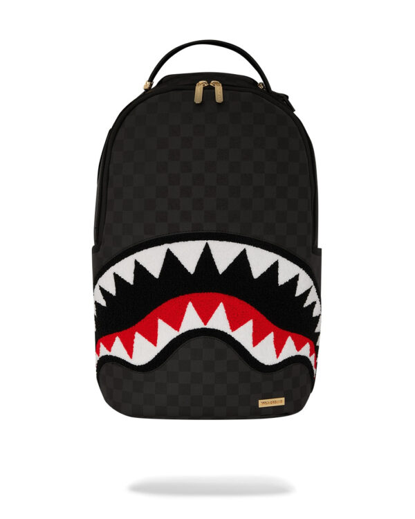 Zaino Sprayground BLACK CHENILLE SIP DLXSV BACKPACK Nero - Foto 1